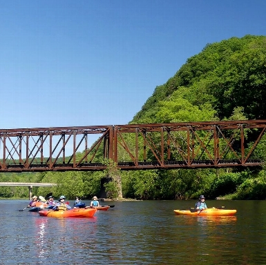 Paddling the West Branch Susquehanna River