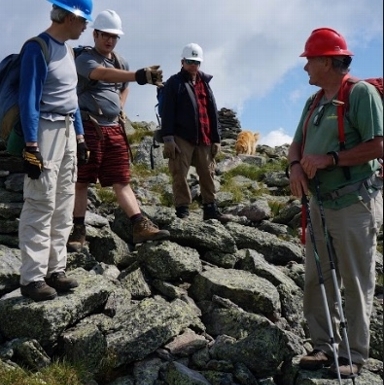 Alpine skills training on Mount Washington