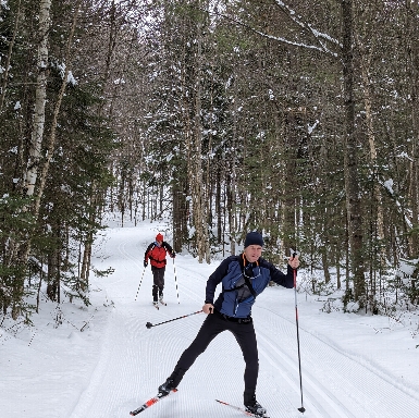 Skiing at Craftsbury