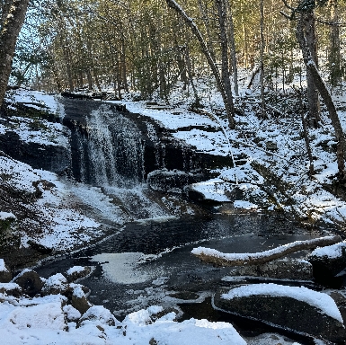 Chapel Falls in Winter