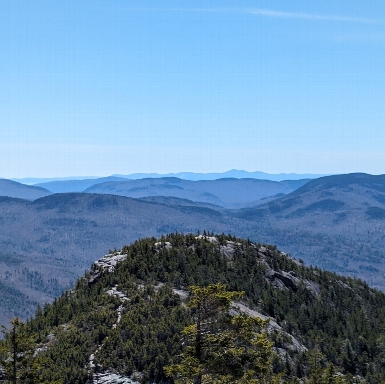 Looking back at Welch Mountain from Dickey Mountain 