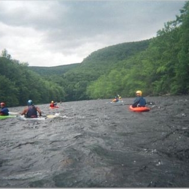 Paddlers on the River