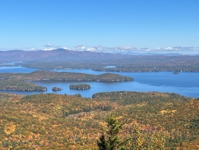 View from the top of Mt. Major in fall