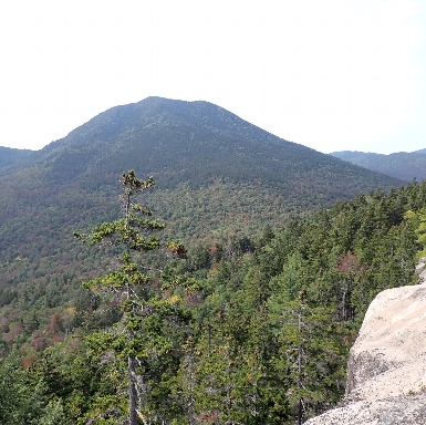 View of Mt. Pasaconway from Mt. Hedgehog ledges.from 