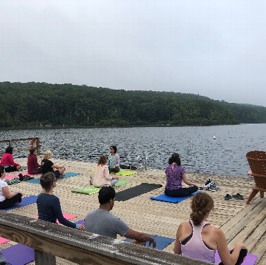 Lakeside Yoga at Corman AMC Harriman Outdoor Center