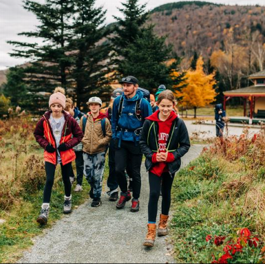 Kids Hiking in Crawford Notch