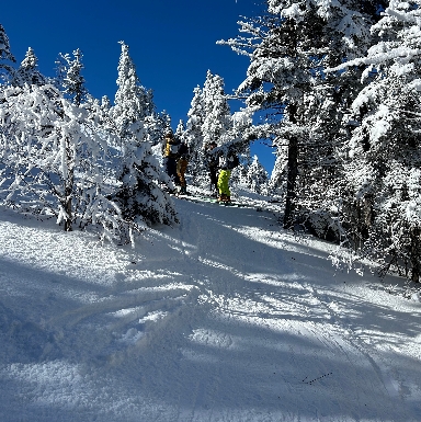 Top of Duke's heading up to the Ledges