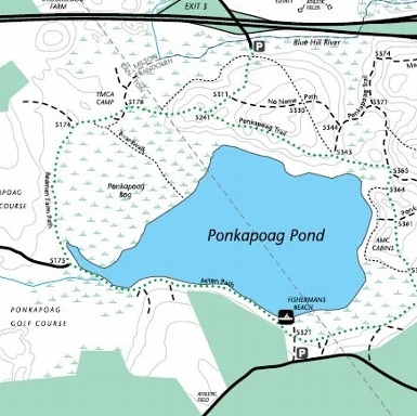 Ponkapoag Map