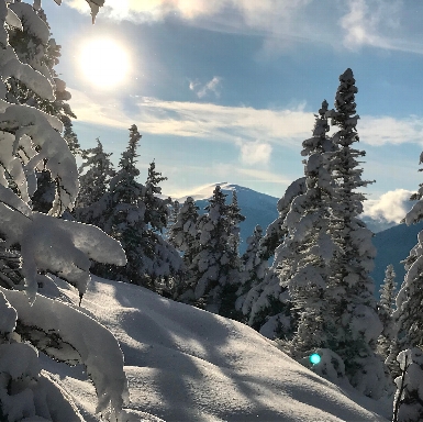 Winter hiking