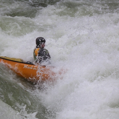 Surfing is optional on the Salmon River.