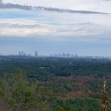 View of Boston from the Blue Hills Reservation