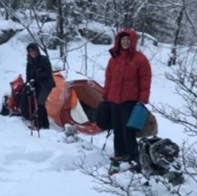 Winter camping photo 1