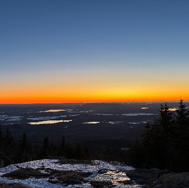 Sunrise from Kearsarge North