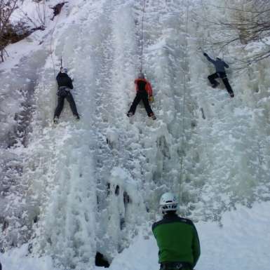 Ice climbing