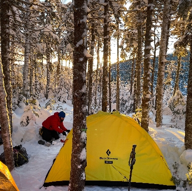 Isolation winter backpack 2024