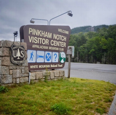 Pinkham Notch Sign