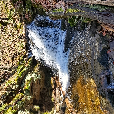 Gorge Cascade on the Red Circle Trail at Sleeping Giant