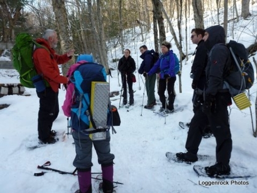 Teaching  on the trail