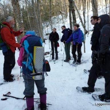 Teaching  on the trail