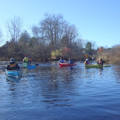 Russell Pond paddling