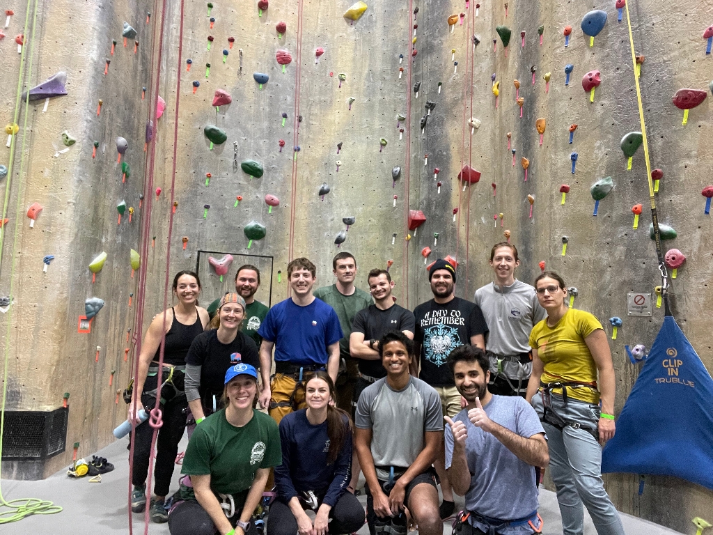From our November climbing event.