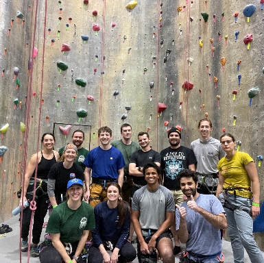 From our November climbing event.