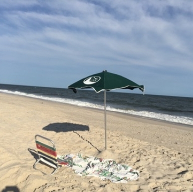 Fire Island beach umbrella